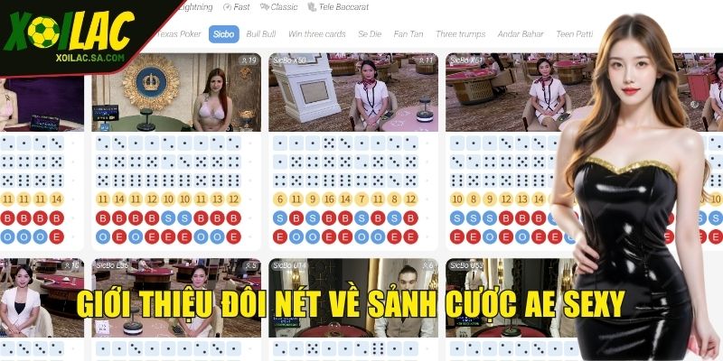 AE Sexy Casino là nhà cung cấp trò chơi trực tuyến quốc tế từ năm 2012